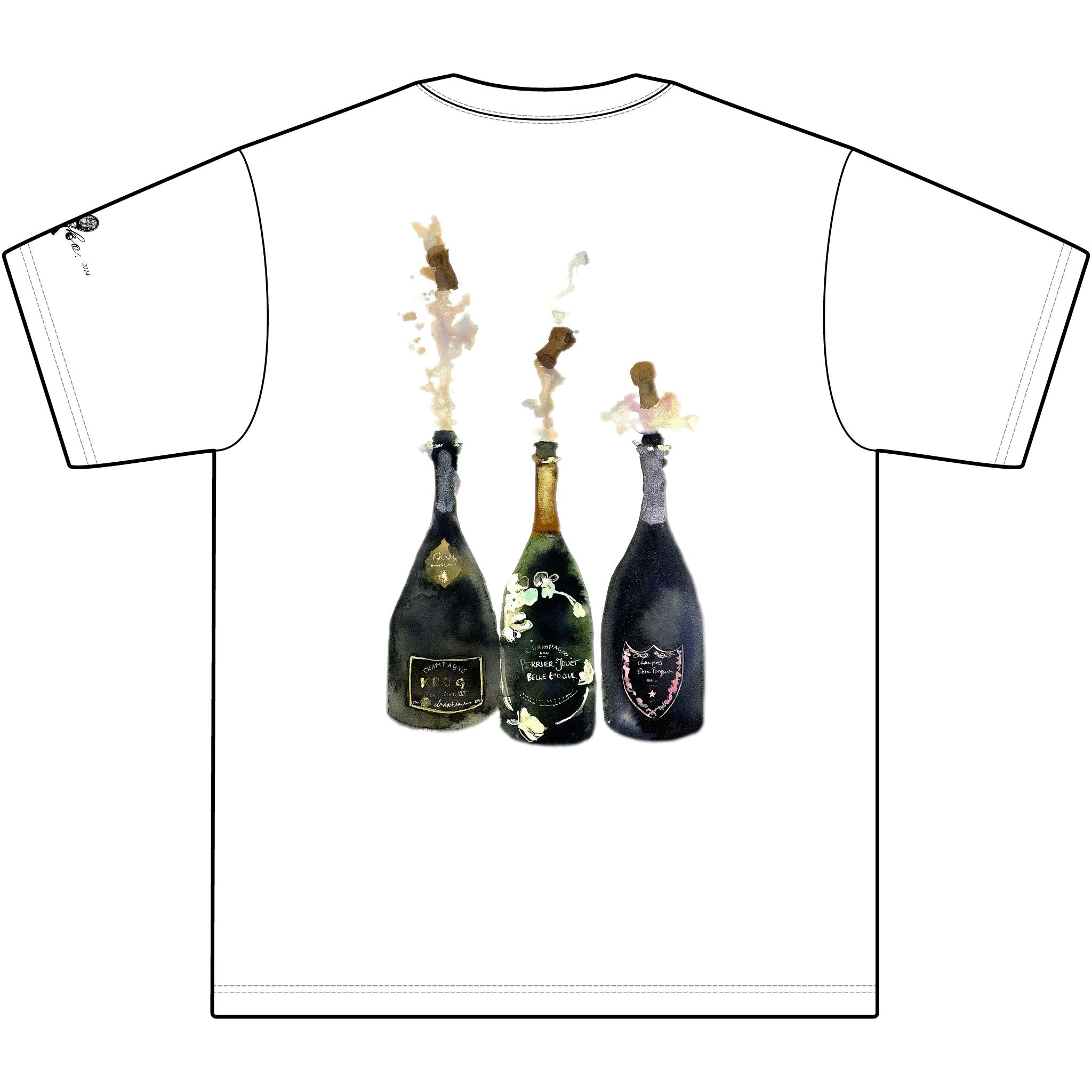 Champagne T-Shirt by Nikko.